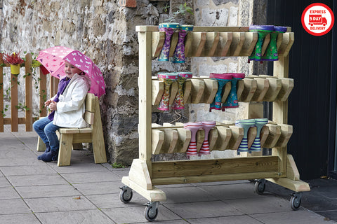 Double-sided Welly Storage