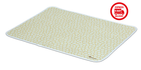 Beige Crackle Mat