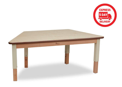 Trapezoid Table Height Adjustable