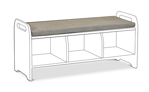 Bench Cushion - Cloakroom Storage Bench