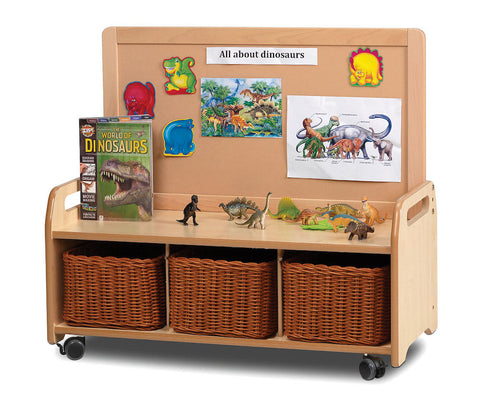 Mobile Low Display Storage Unit