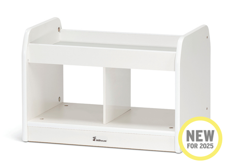 White Compact Low Mirror Play Unit